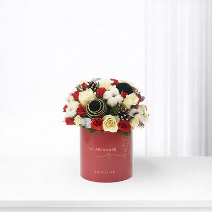 Snowfall Roses Bloom Box
