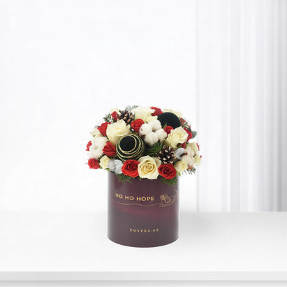 Snowfall Roses Bloom Box