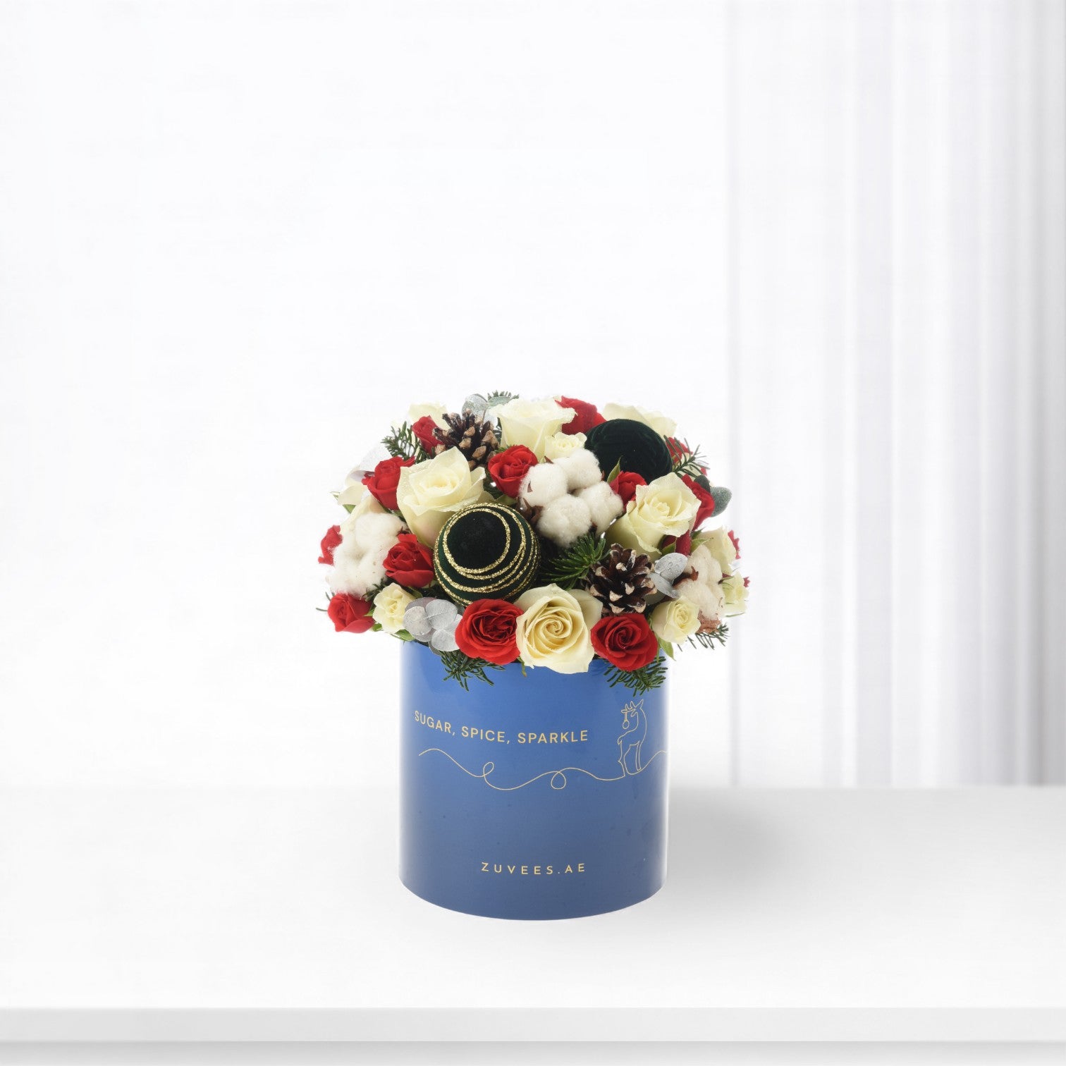 Snowfall Roses Bloom Box