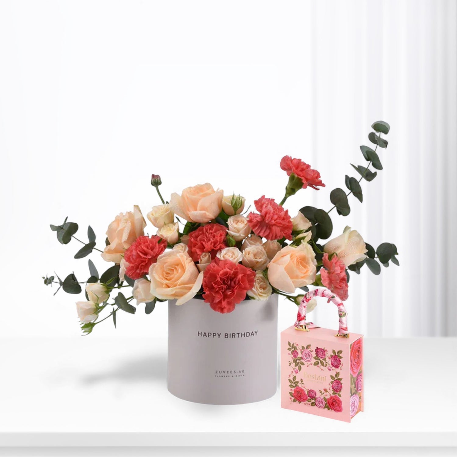 Sunset Bliss Birthday Box Chocolate Combo - Zuvees.ae