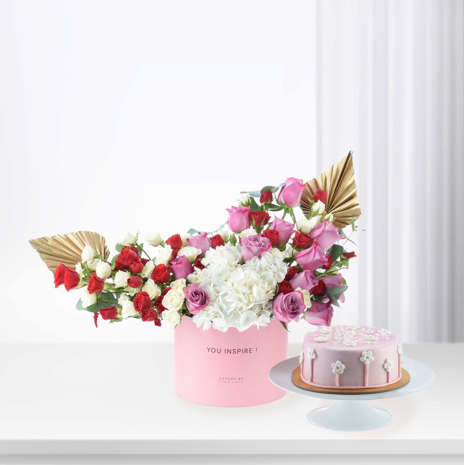 The Oasis Bloom &amp; Cake Combo