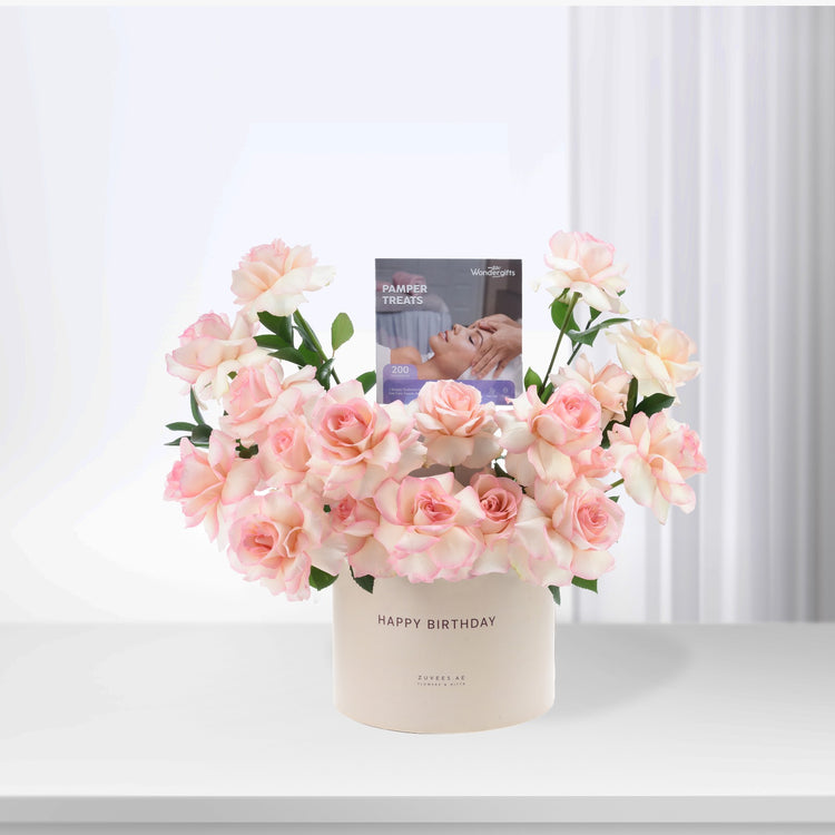 Blush Esperance Birthday Bloom Experience Box – Flowers &amp; Wondergifts