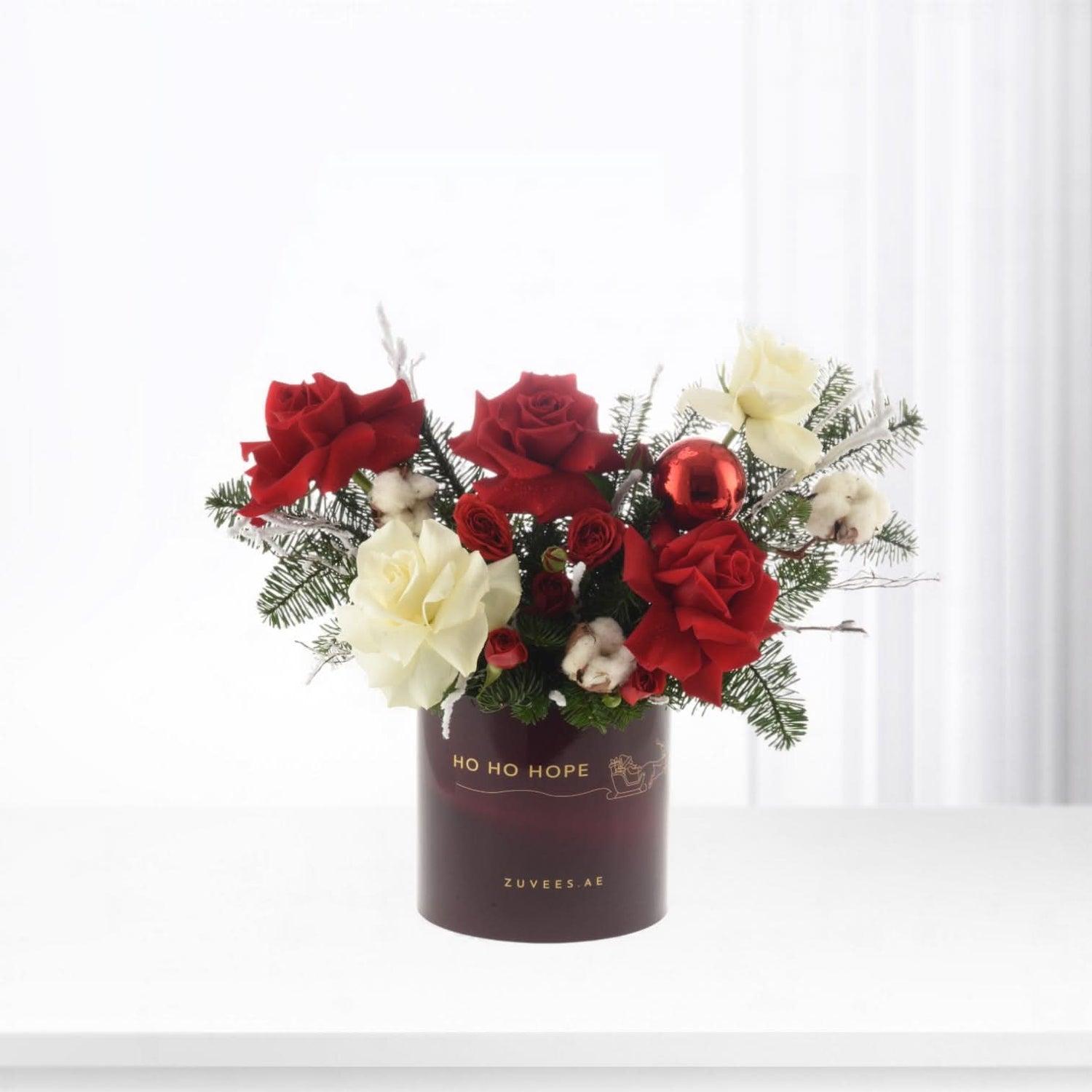 Winterberry Rose Bloom Box