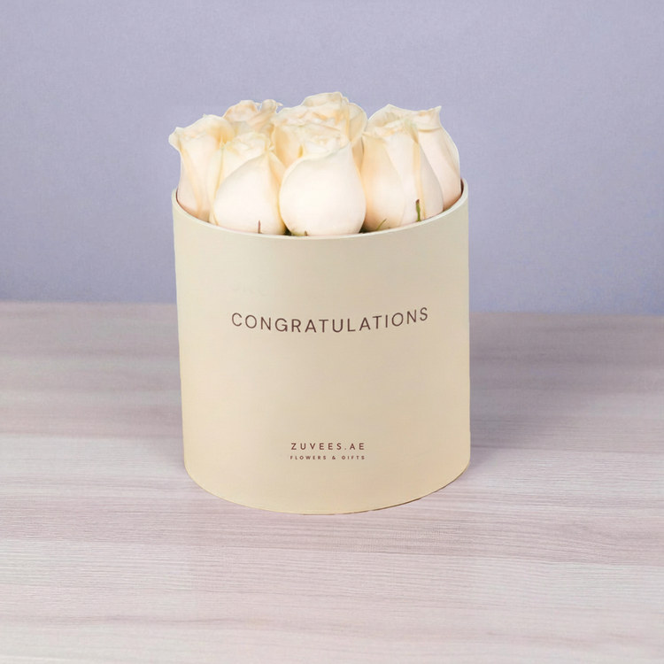 Peach Charm Roses Box
