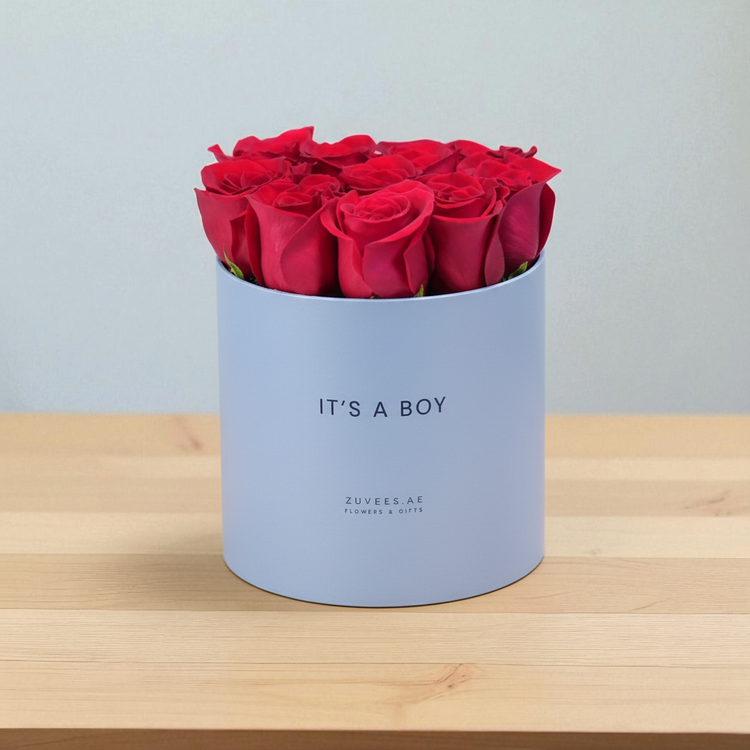 Red Charm Roses Box