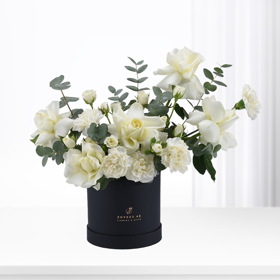 Ethereal White Black Bloom Box