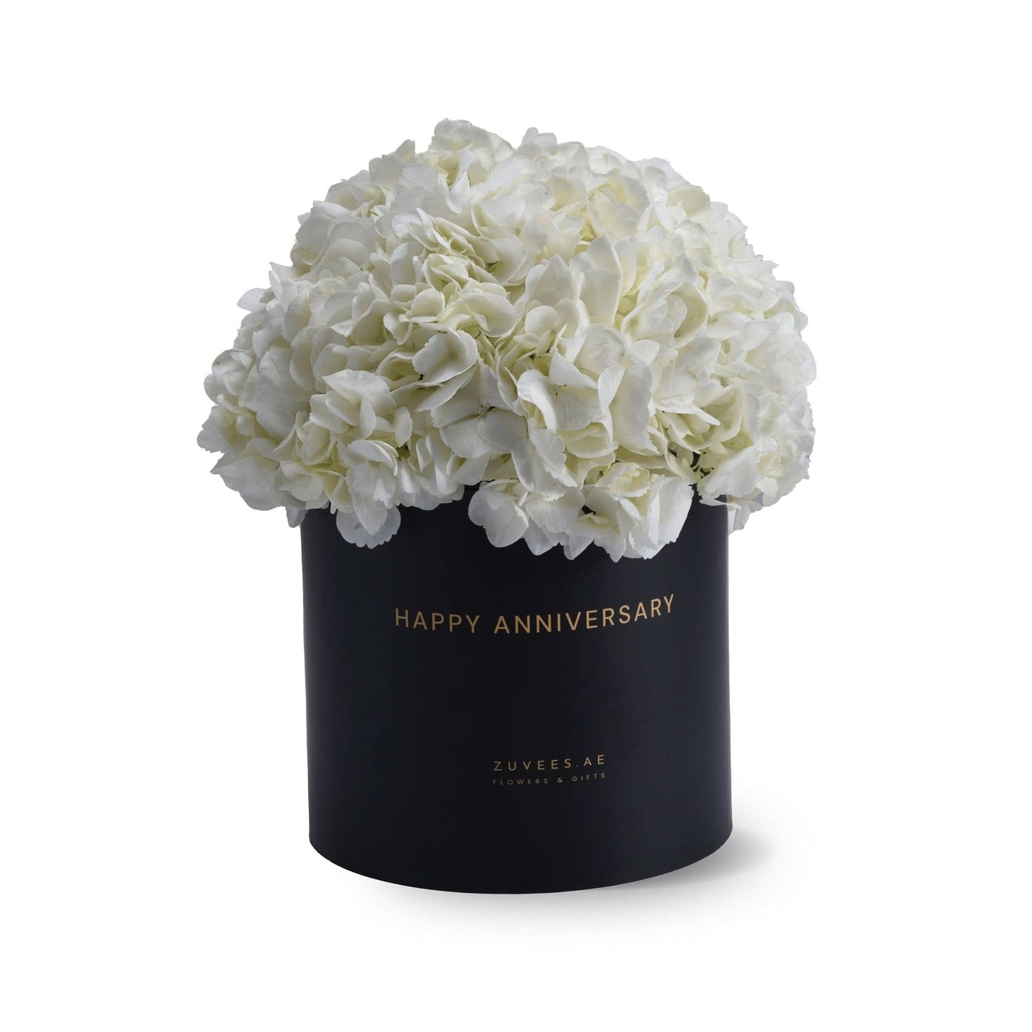 Pure Bliss Hydrangea Anniversary Box - Zuvees.ae