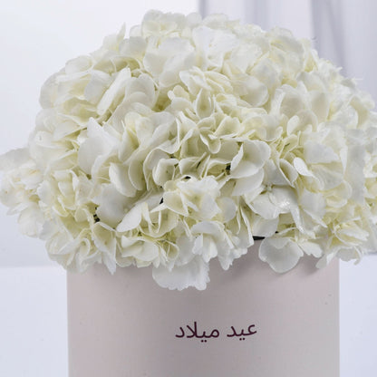 Pure Bliss Hydrangea Birthday Box - Zuvees.ae