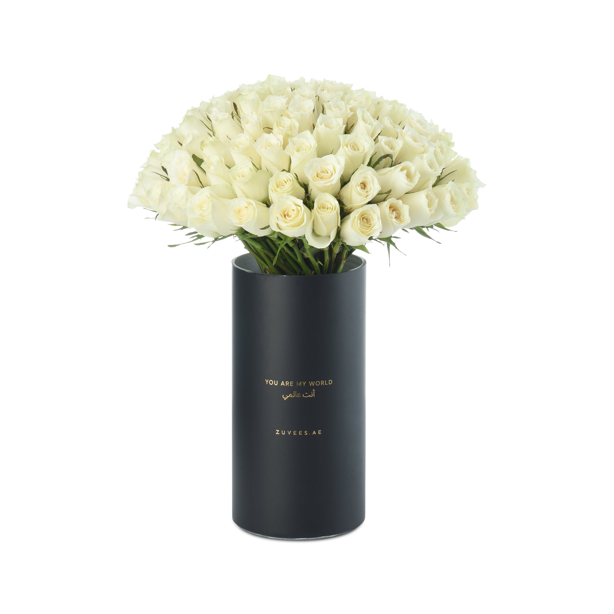 The 100 White Legacy Love Vase - Zuvees.ae