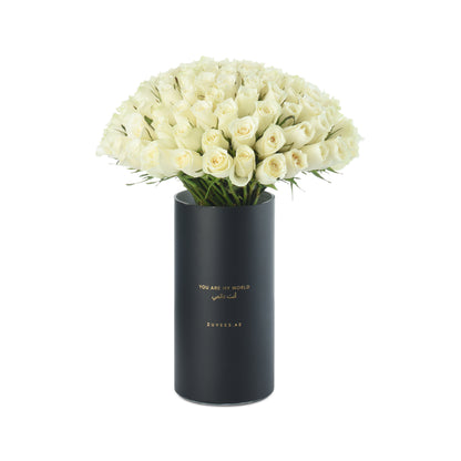 The 100 White Legacy Love Vase - Zuvees.ae