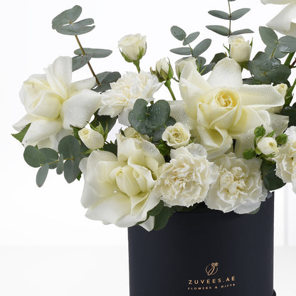 Ethereal White Black Bloom Box