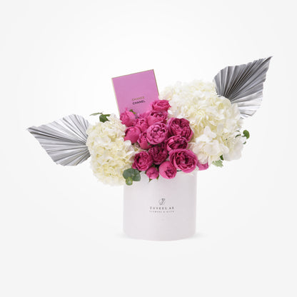 Elegant Bloom Box with Chanel Chance