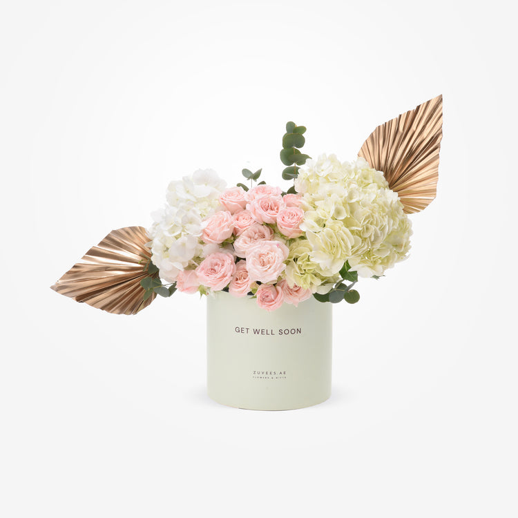 Golden Grace Get Well Soon Flower Box