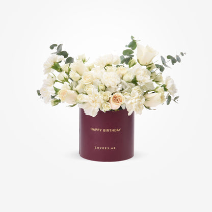 White Harmony Signature Birthday Bloom Box