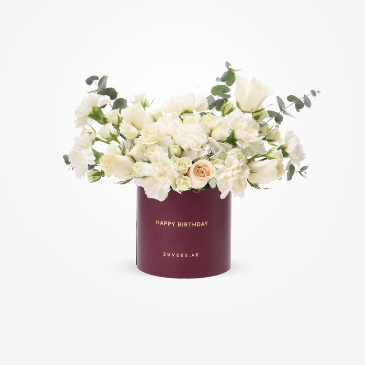White Harmony Signature Birthday Bloom Box