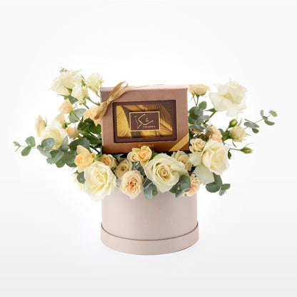 Elegant Thanks Bloom &amp; Bostani Chocolate Combo Box