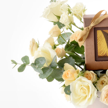 Elegant Thanks Bloom &amp; Bostani Chocolate Combo Box