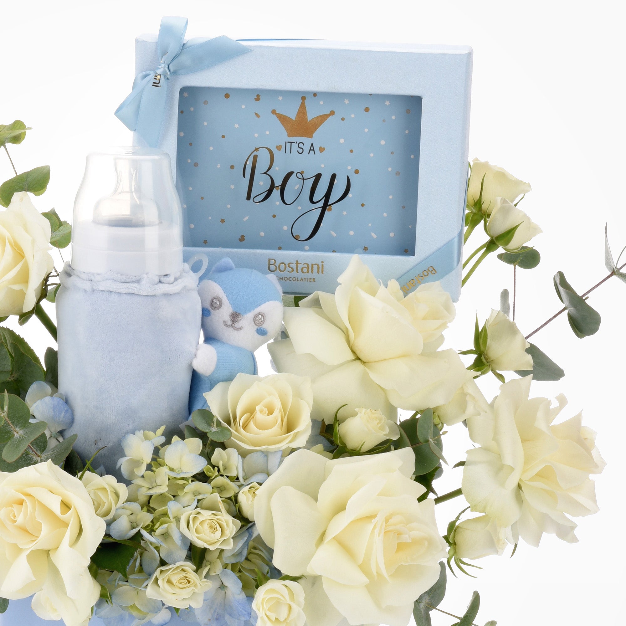Blue Blossom Baby Boy Gift Box
