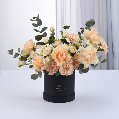 Peach Blossom Black Bloom Box - Zuvees.ae