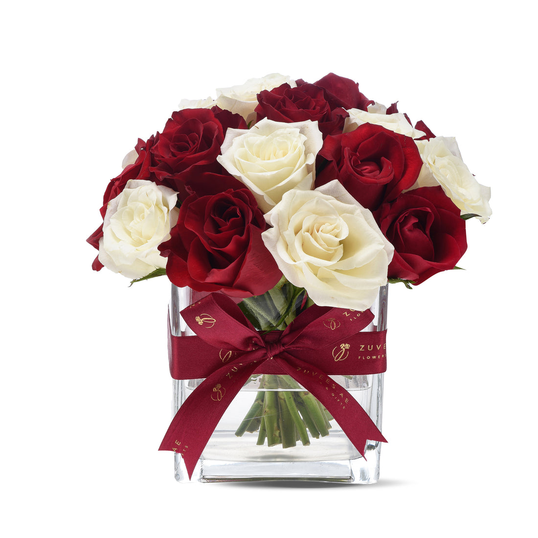 The Perfect Pair In Glass Vase - Zuvees.ae