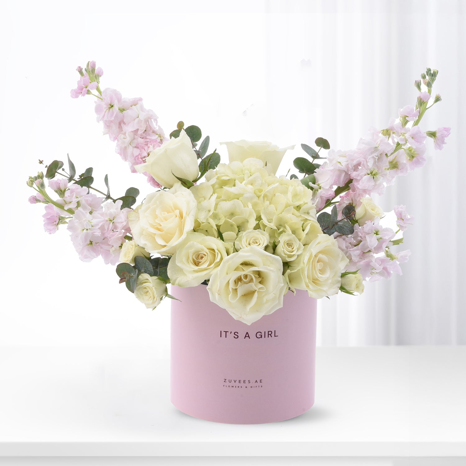 Frosted Elegance Baby Girl Bloom Box