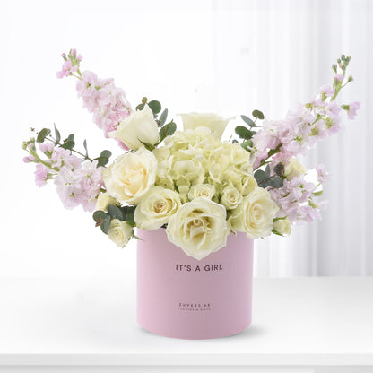 Frosted Elegance Baby Girl Bloom Box
