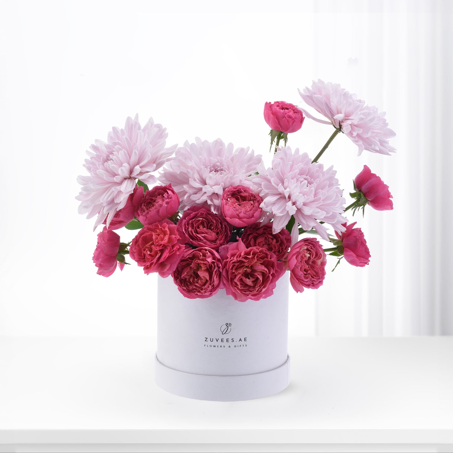 Roseberry Bliss In White Bloom Box