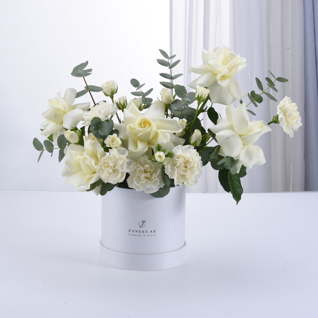 Ethereal White Bloom Box