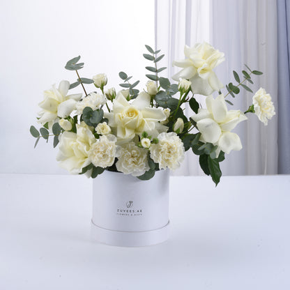 Ethereal White Bloom Box