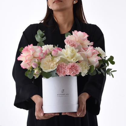 Blush Serenity White Bloom Box