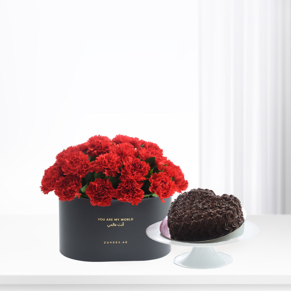 Held in Red Love Box Cake Combo - Zuvees.ae