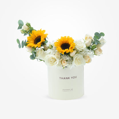 Thank You – Sunflower &amp; Rose Bloom Box