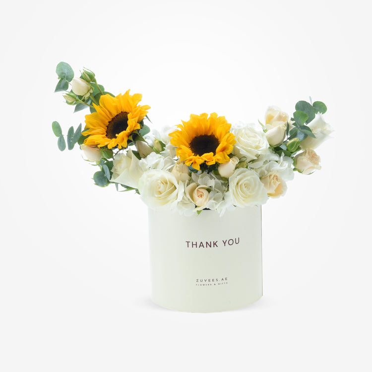 Thank You – Sunflower &amp; Rose Bloom Box