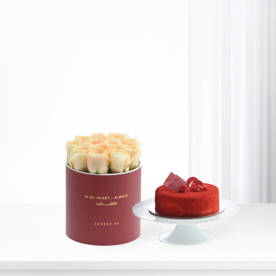 Aura of Dawn Love Box Cake Combo - Zuvees.ae