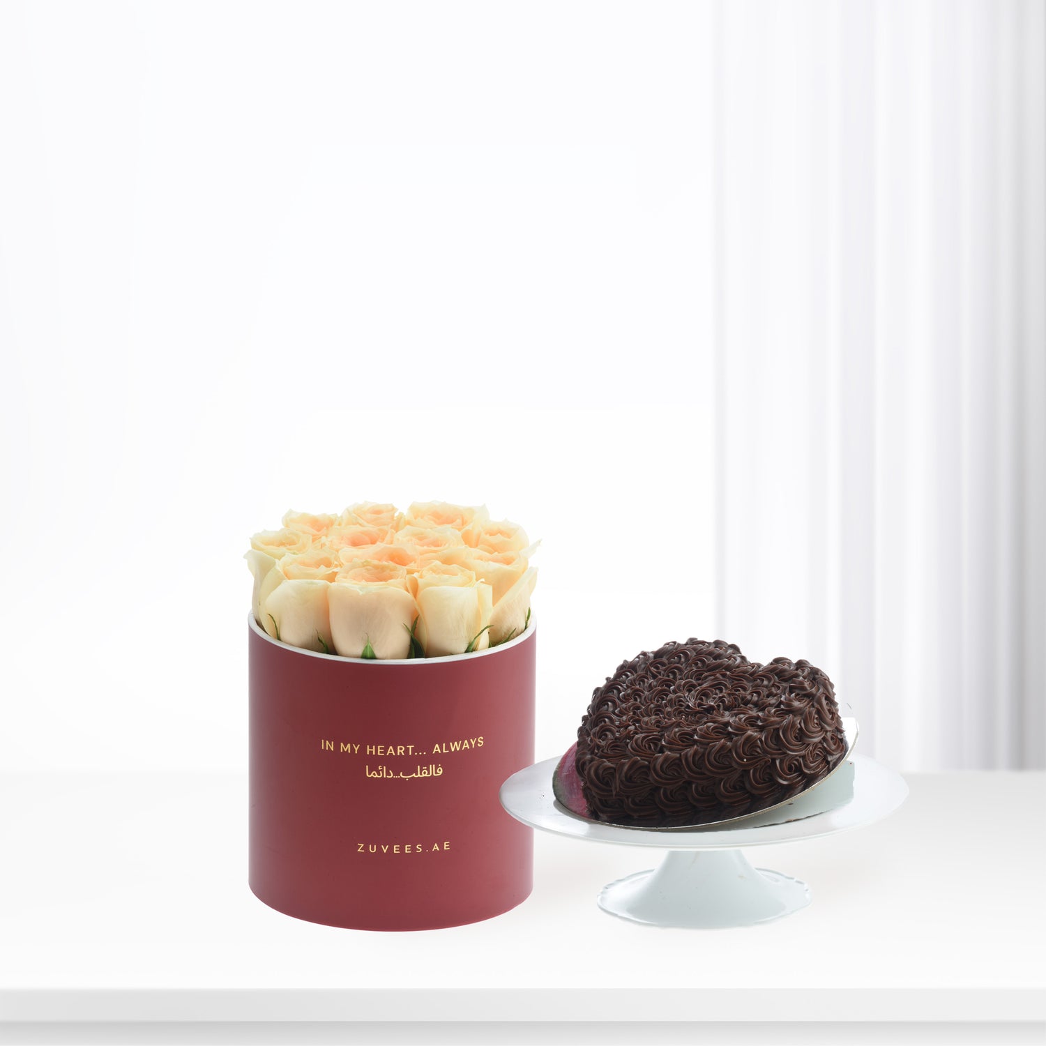 Aura of Dawn Love Box Cake Combo - Zuvees.ae