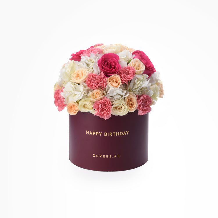 Rosy Glow Zuvees Signature Birthday Box